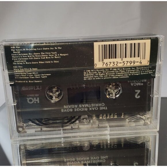 Oak Ridge Boys - Christmas Again Cassette Tape 1982 MCA Records - Picture 3 of 4